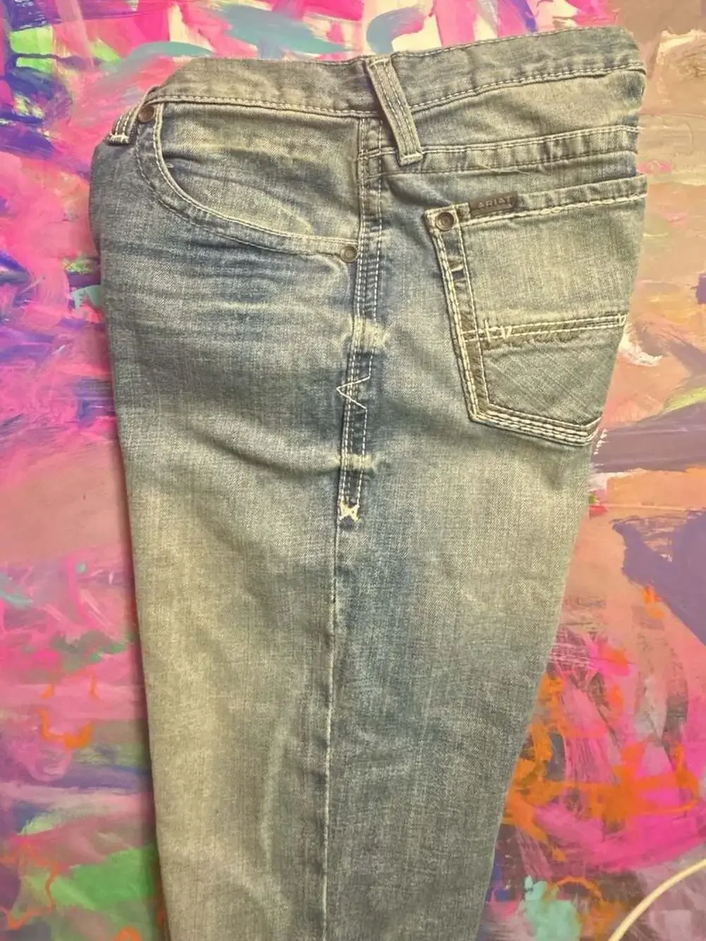 Ariat Denim Blue Jeans Size 32x30